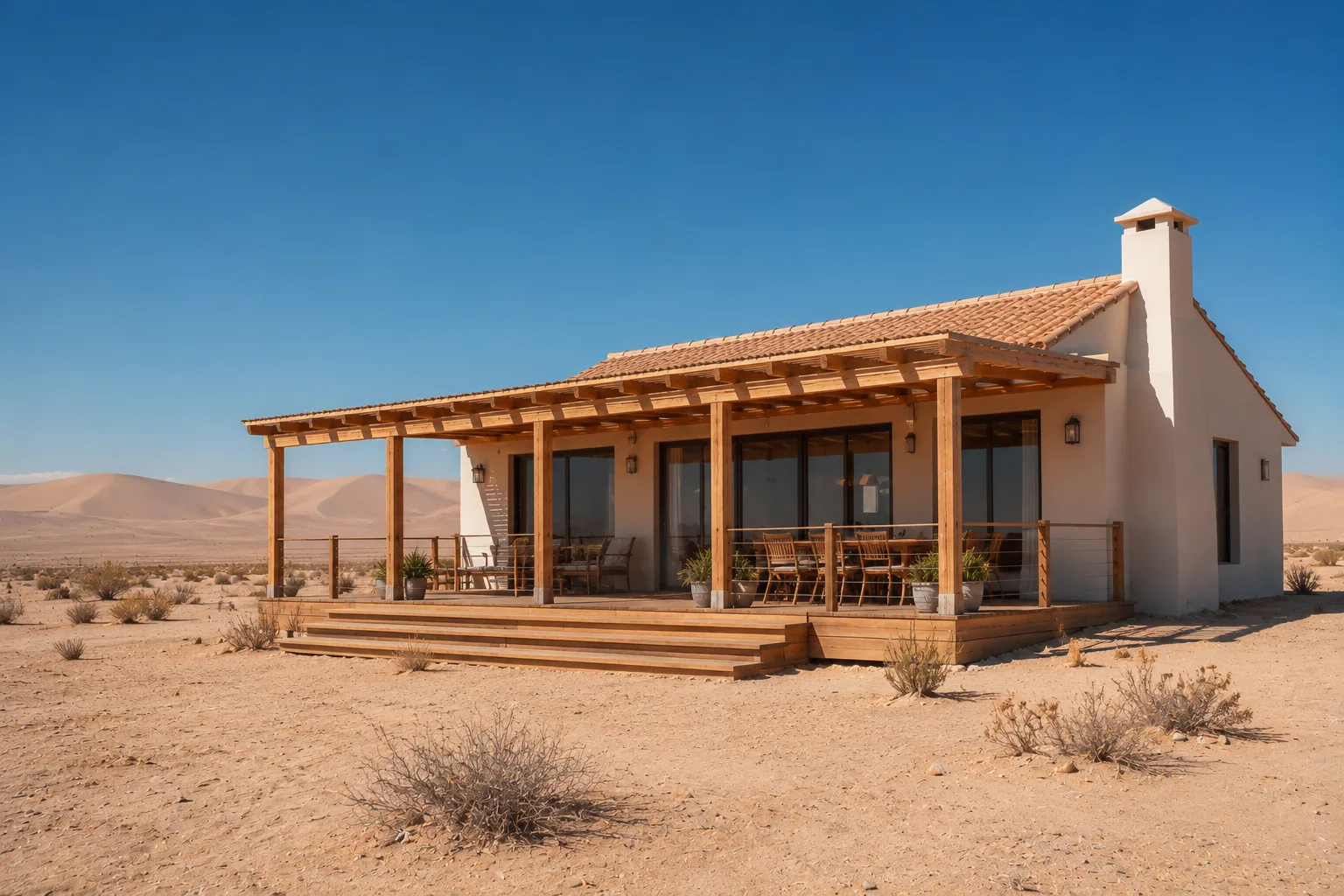 Casa de referencia construida en un terreno de 5.000 m² similar a los de Oasis de Longacho, Pica